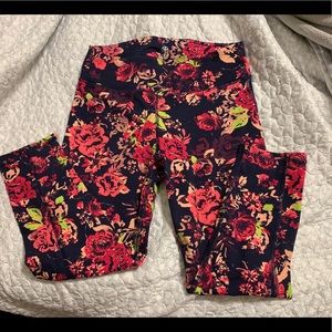 Gaiam Flowered Leggings